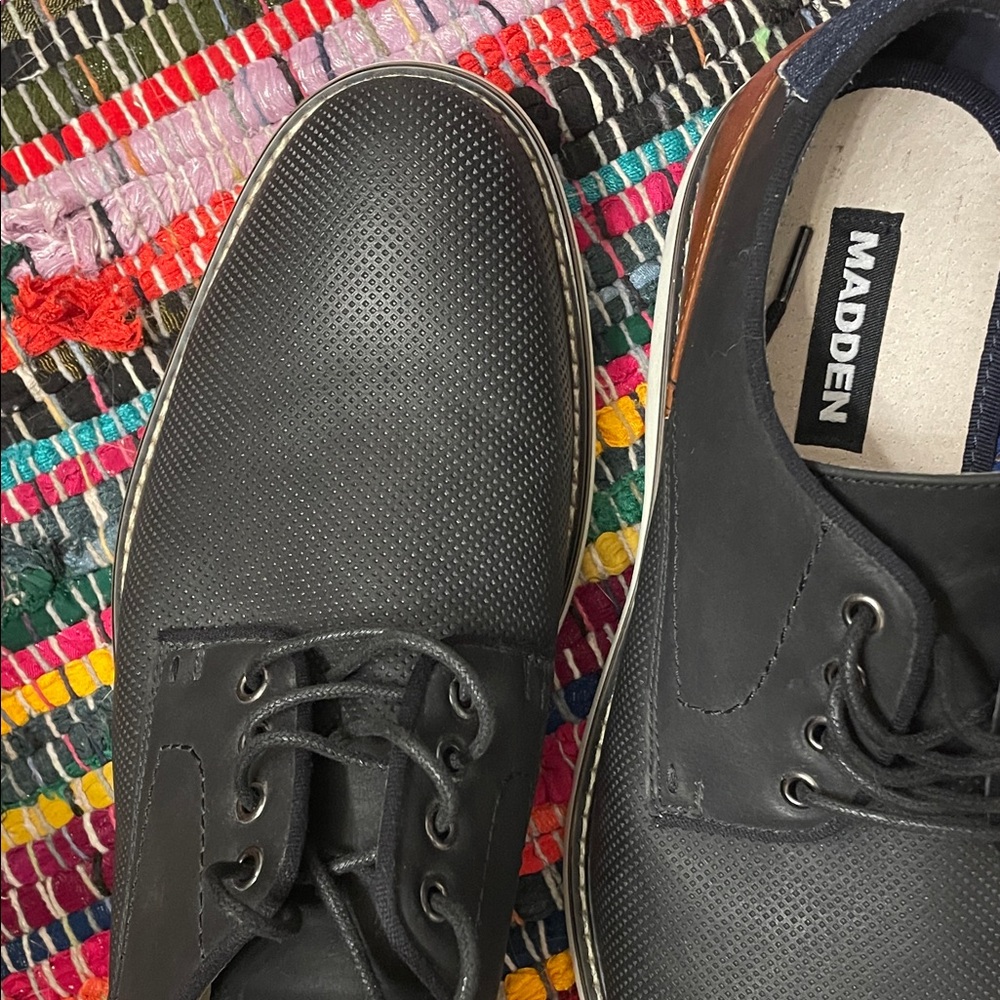 Steve Madden Black and Brown Men's Derbys - Picture 9 of 10